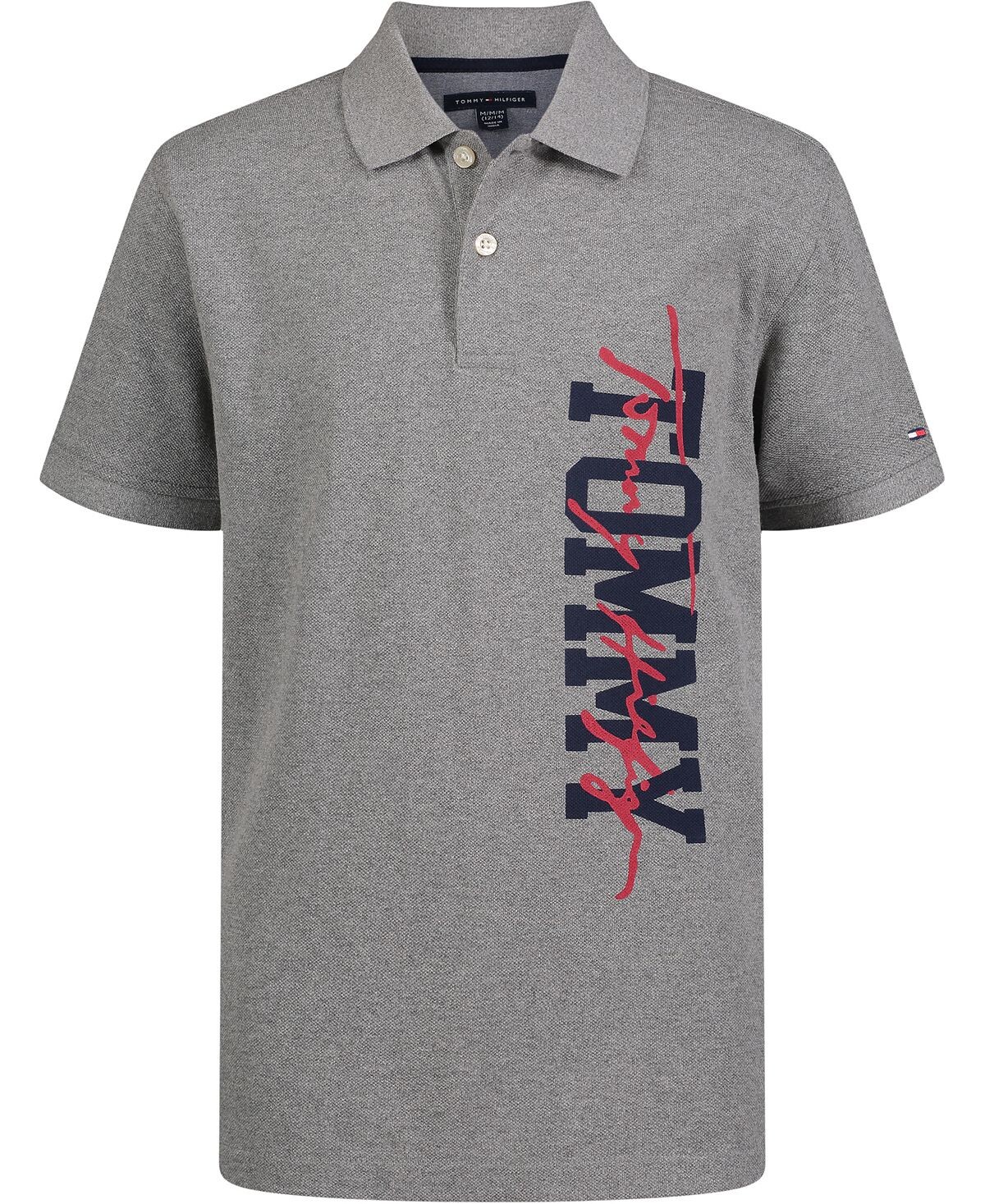 

Футболка-поло с короткими рукавами для больших мальчиков Tommy Hilfiger