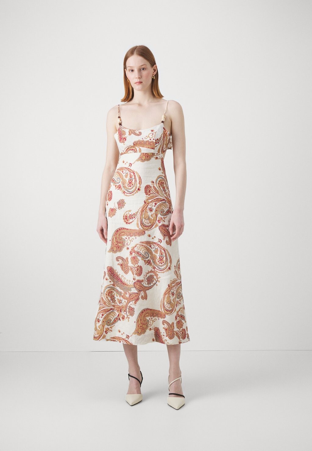 

Дневное платье REGINA MIDI DRESS Faithfull the brand, кремовый, Бежевый