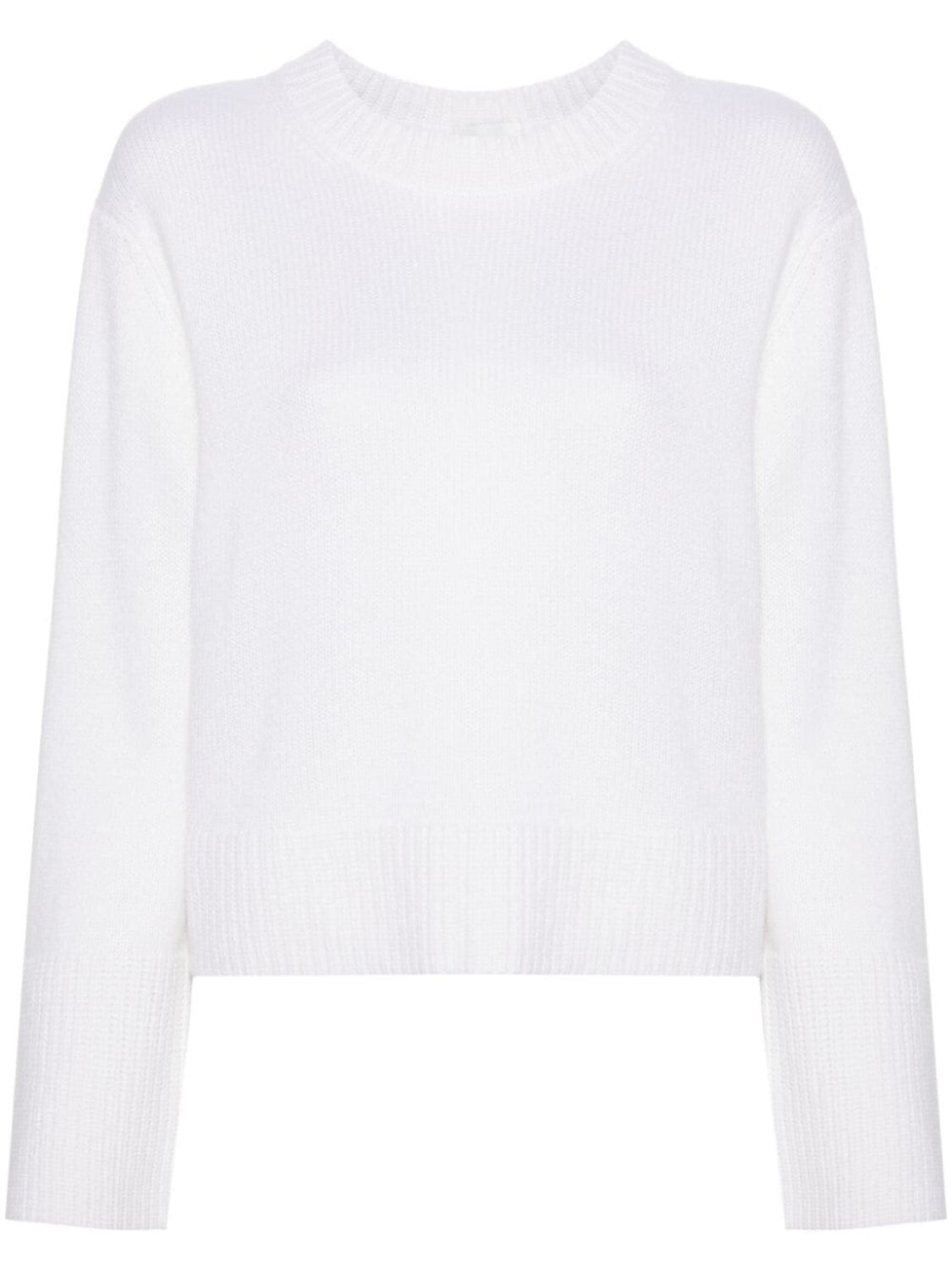

Allude кашемировый джемпер с разрезами на манжетах, белый
