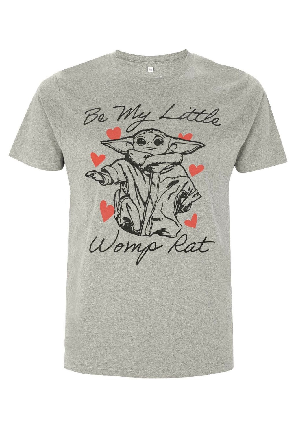 

Футболка с принтом STAR WARS THE MANDALORIAN BE MY WOMP RAT Star Wars, цвет Mottled Light Grey