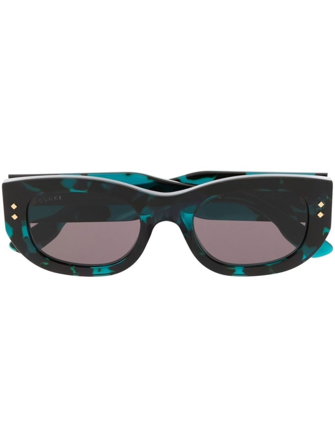 

Gucci Eyewear солнцезащитные очки в прямоугольной оправе, синий