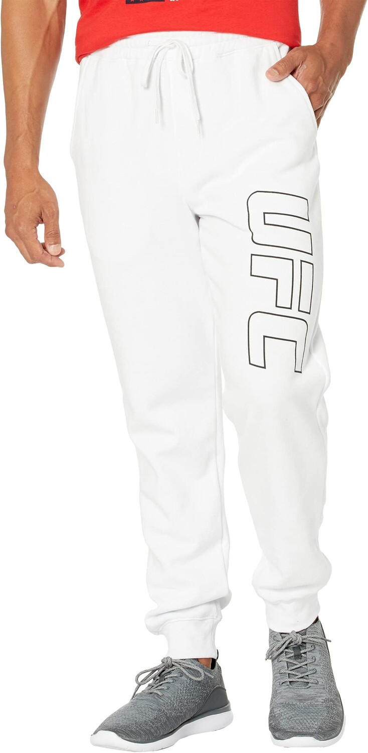 

Флисовые джоггеры UFC, белый