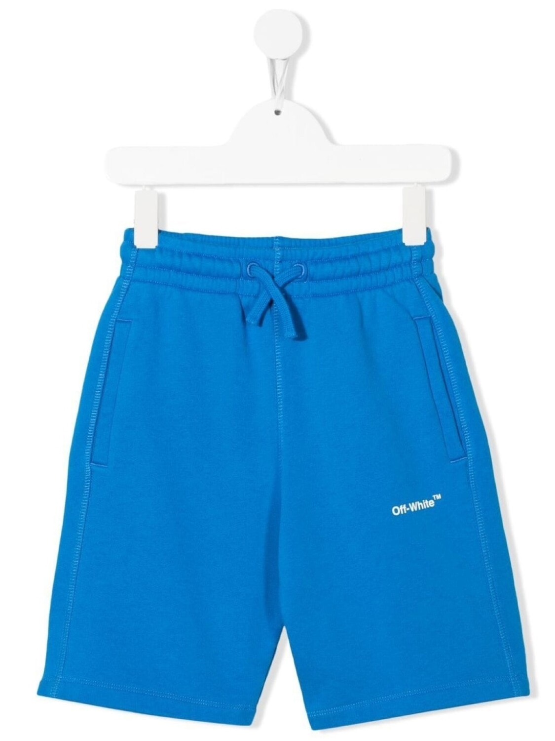 

Off-White Kids спортивные шорты с логотипом, синий