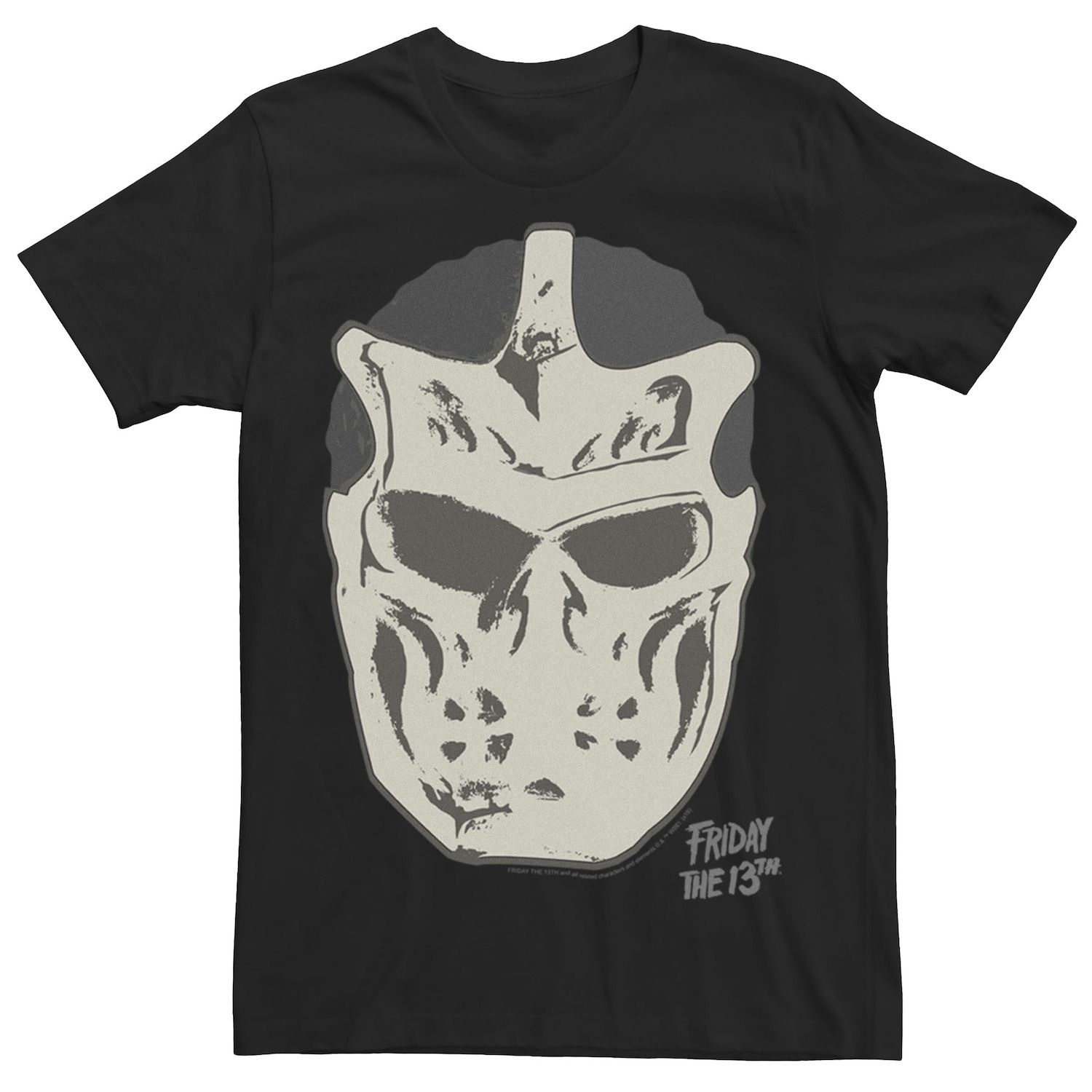 Мужская футболка с логотипом Friday The 13th Jason X Mask Licensed Character кошелек loungefly friday the 13th jason mask tri fold wallet friwa0004