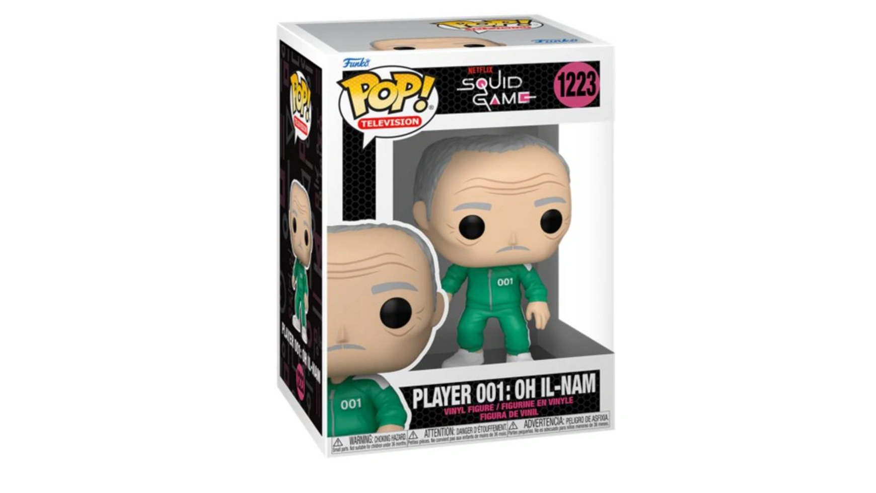 Funko - Pop! Игра Кальмар Il-nam 001 Винил фигурка funko pop tv squid game player 001 oh il nam 64796