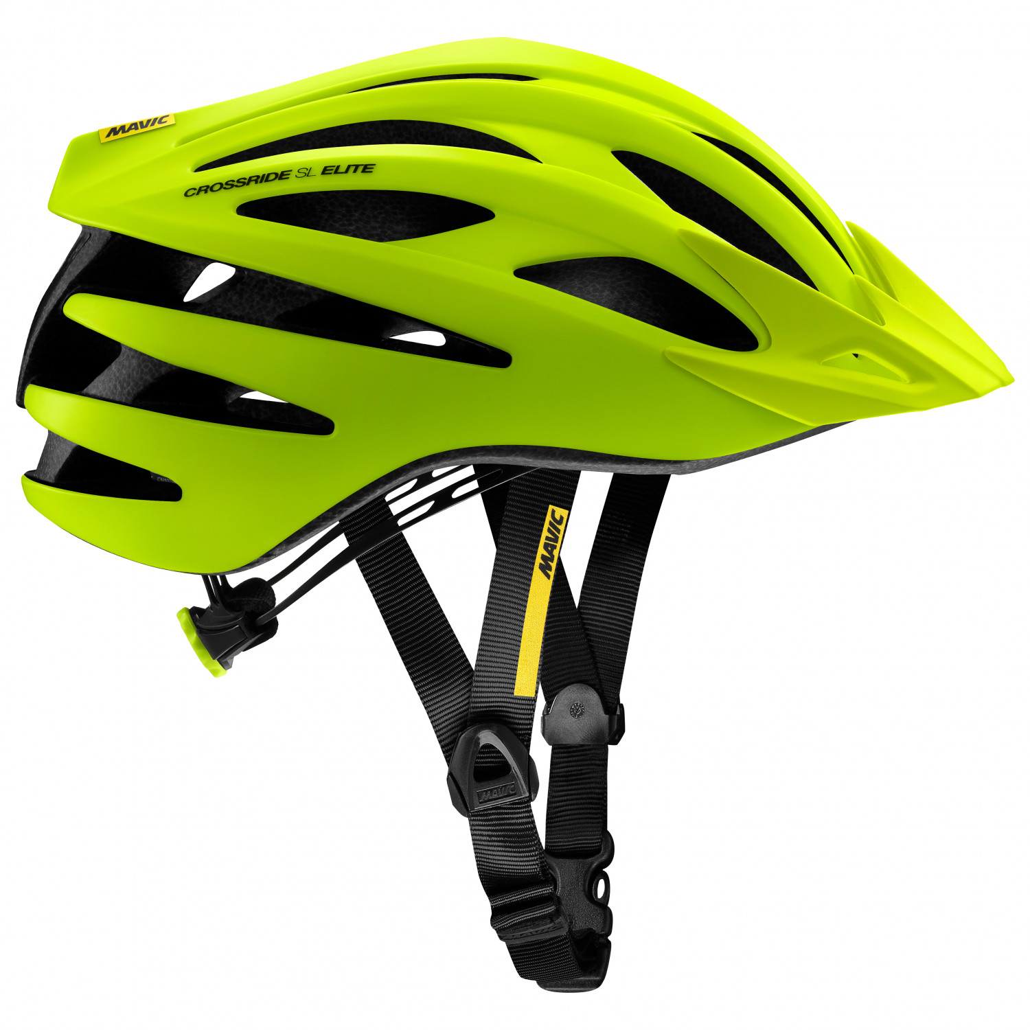 Велосипедный шлем Mavic Crossride SL Elite, цвет Safety Yellow/Black