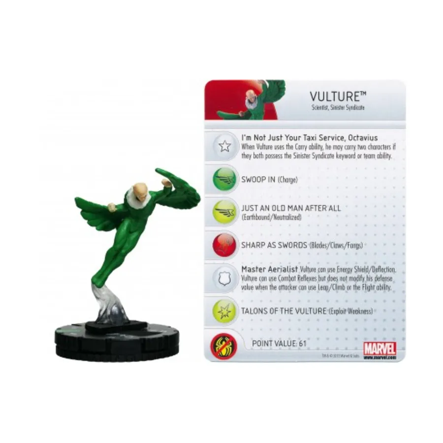 

Стервятник #019, Marvel HeroClix - Amazing Spider-Man - Singles