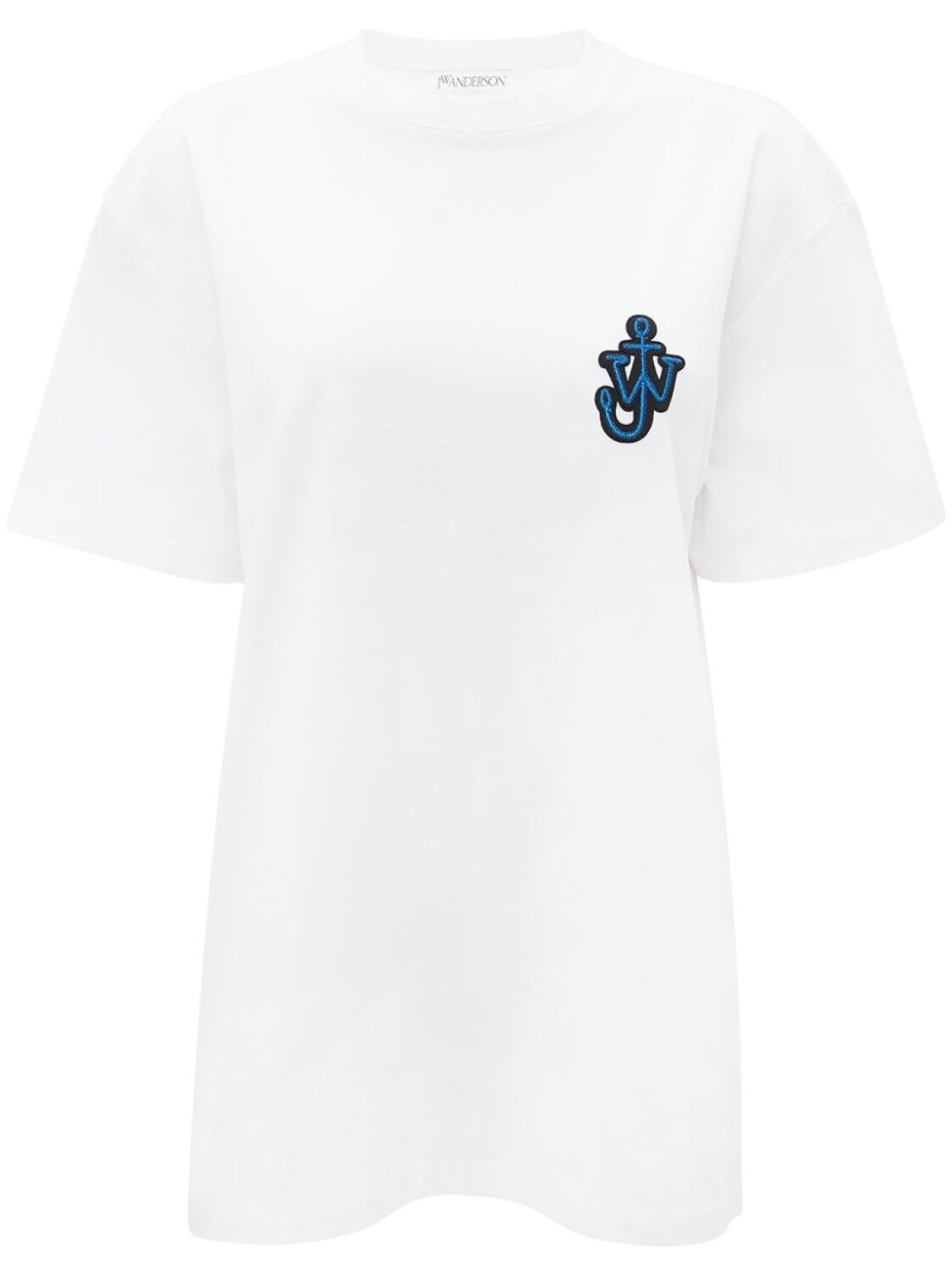 

JW Anderson футболка с нашивкой Anchor, белый