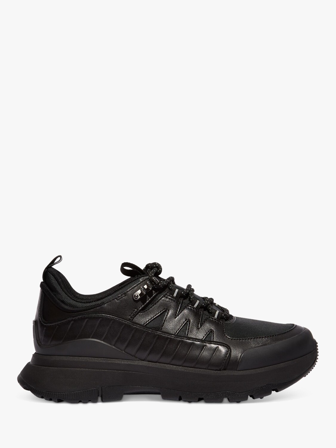 

Кроссовки FitFlop Neo Leather Mix, черные, Черный