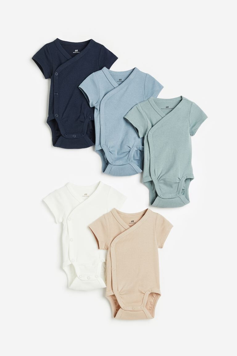 

Набор из 5 хлопковых боди H&M