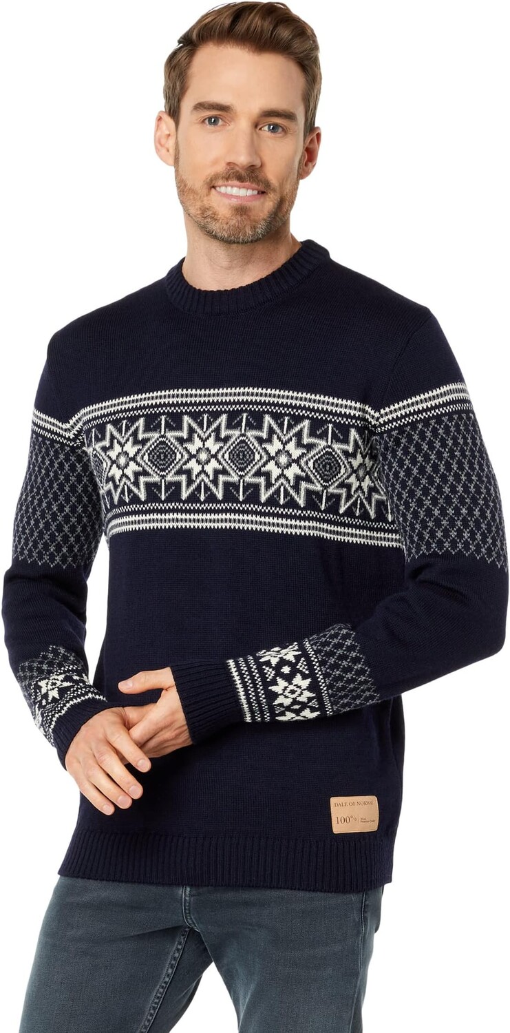 

Элис Свитер Dale of Norway, цвет Navy Off-White Smoke