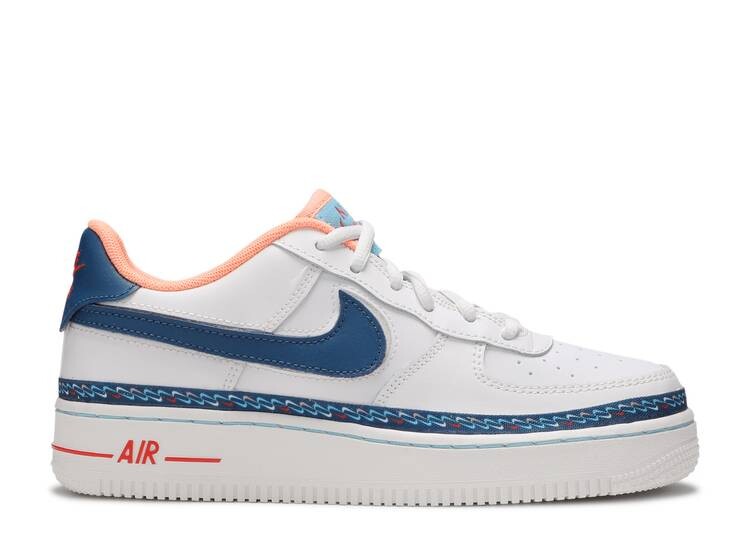 

Кроссовки Nike AIR FORCE 1 LOW GS 'SWOOSH CHAIN', белый