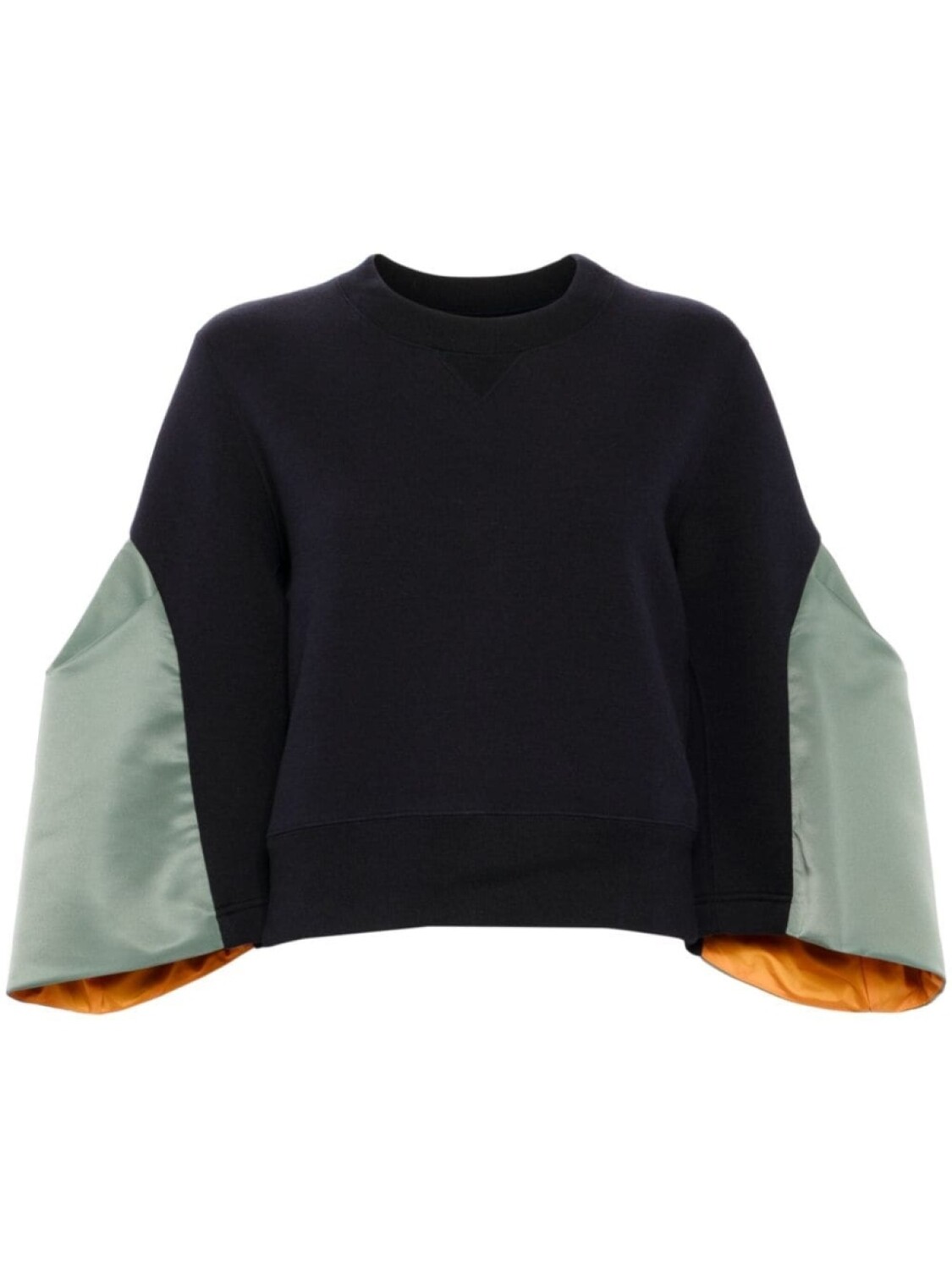 

Sacai толстовка с панелями, синий