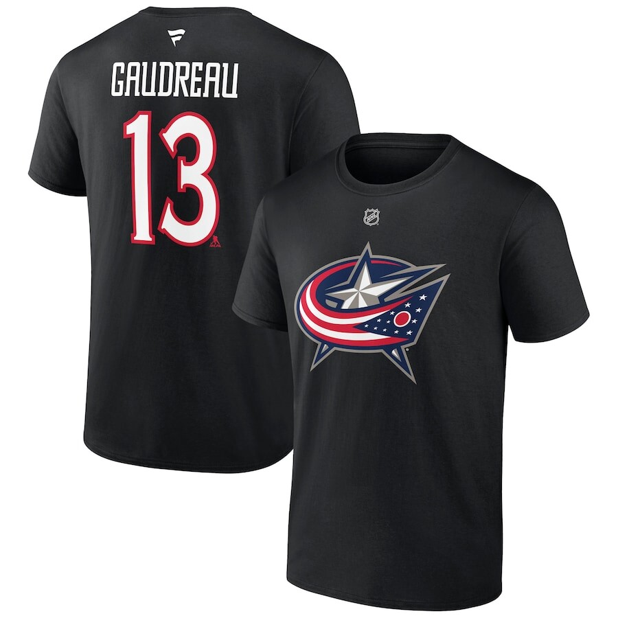 

Футболка с коротким рукавом Fanatics Branded Columbus Blue Jackets, черный