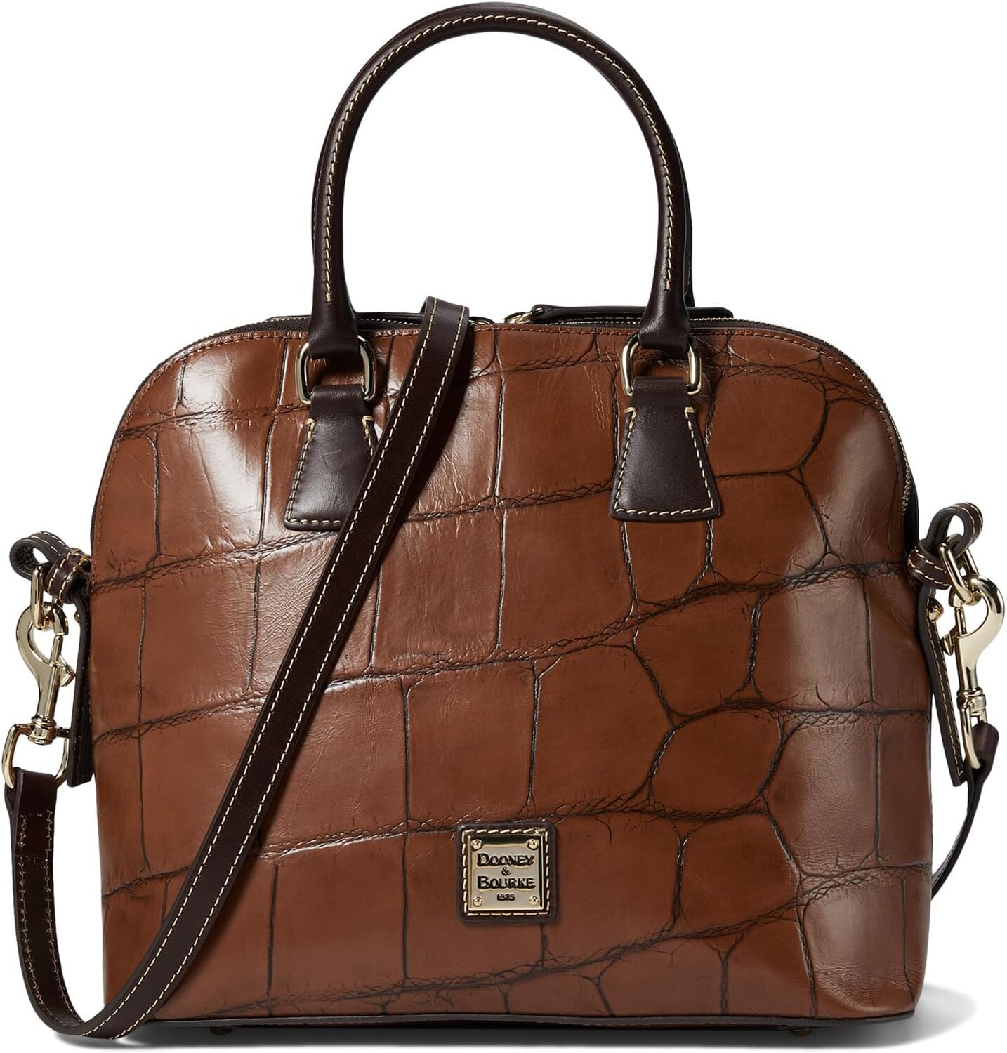 

Сумка Dooney & Bourke Denison II Domed Satchel, коричневый