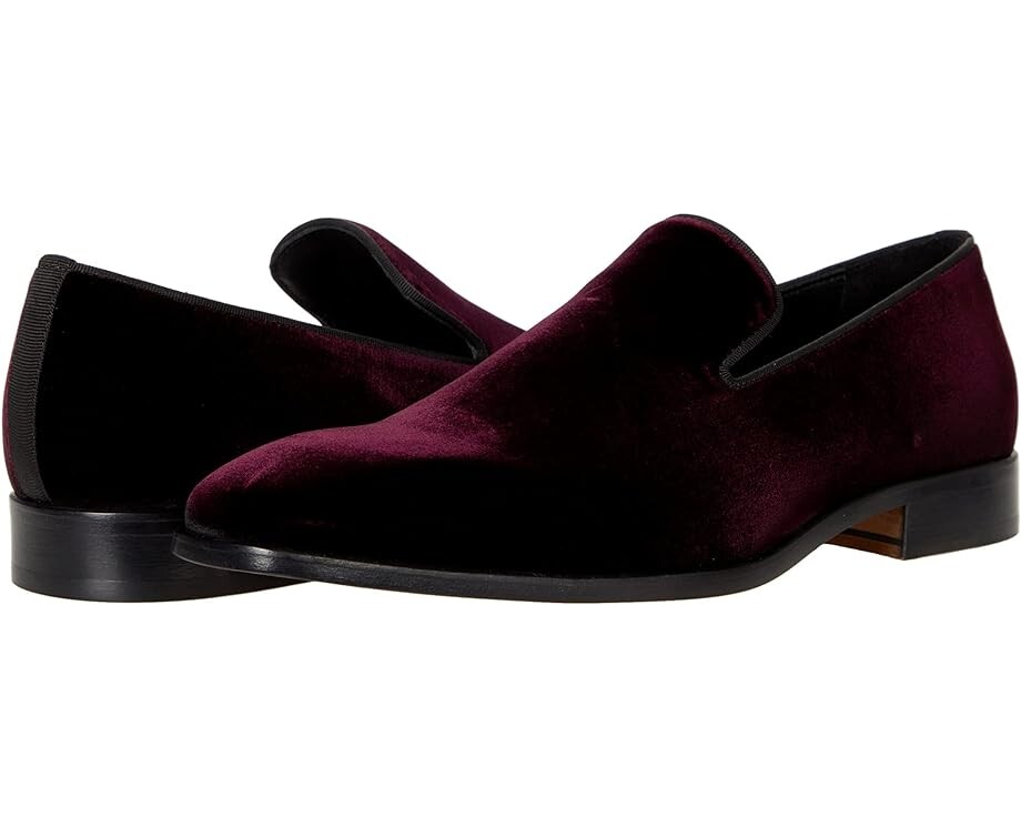 

Лоферы Massimo Matteo Italian Velvet Slip-On, бордовый