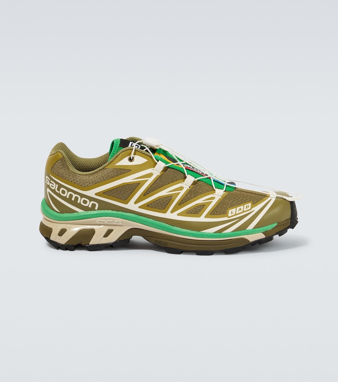 

Кроссовки XT-6 с логотипом Salomon, зеленый