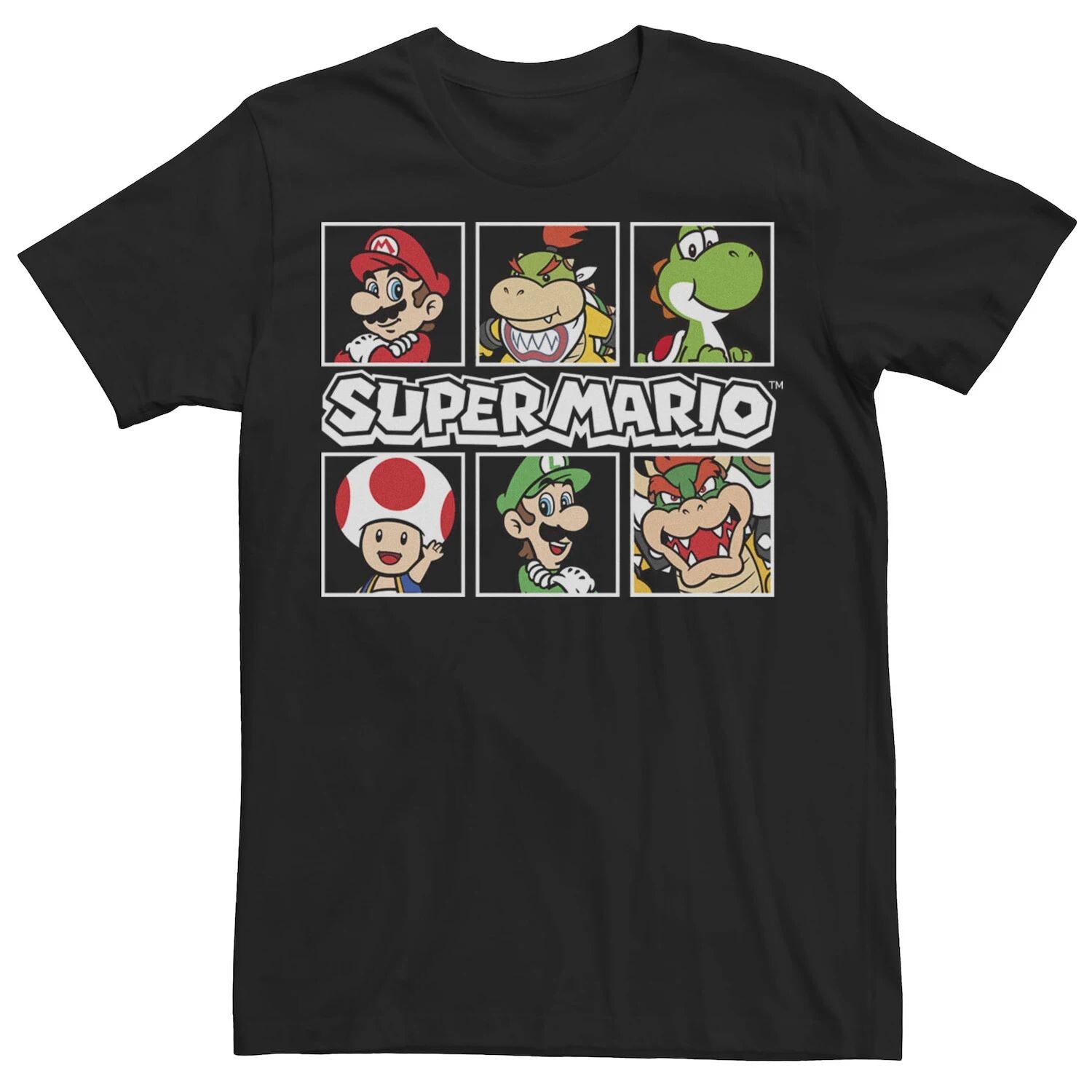 

Мужская футболка с графическим рисунком Nintendo Simple Logos Licensed Character