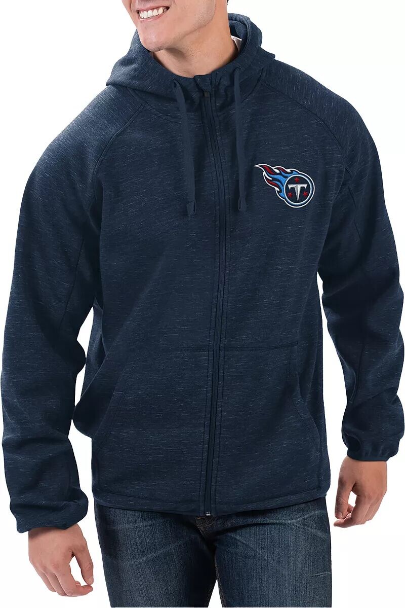 

Мужская темно-синяя куртка с молнией во всю длину G-III Tennessee Titans Playmaker