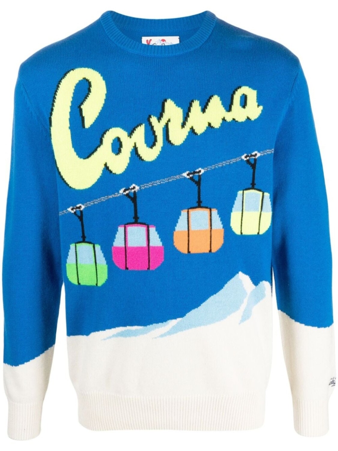 

MC2 Saint Barth джемпер Courma Ski вязки интарсия, синий