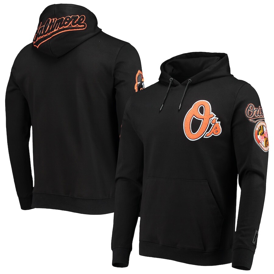 

Пуловер с капюшоном Pro Standard Baltimore Orioles, черный