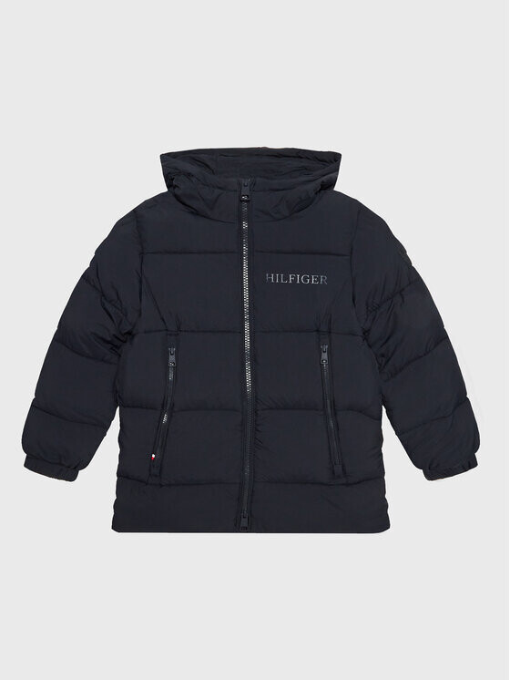 

Пуховик стандартного кроя Tommy Hilfiger, синий