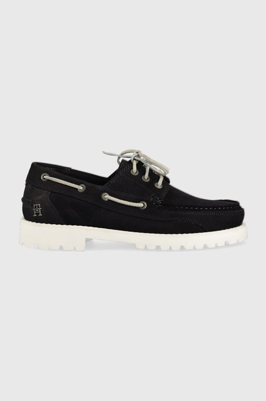

Замшевые лоферы TH BOAT SHOE CLASSIC NUBUCK Tommy Hilfiger, темно-синий