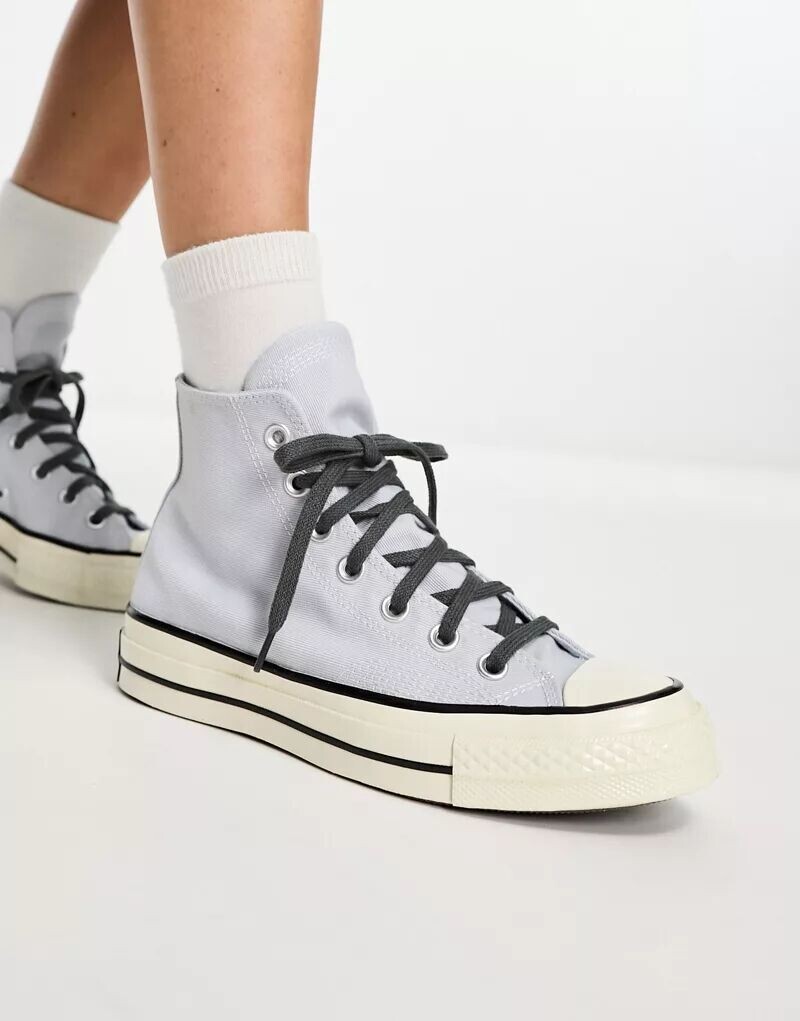 

Белые кроссовки Converse Chuck 70 Hi, Серый