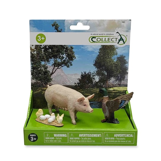 Collecta, Коллекционные фигурки, набор из 3 сельскохозяйственных животных в упаковке