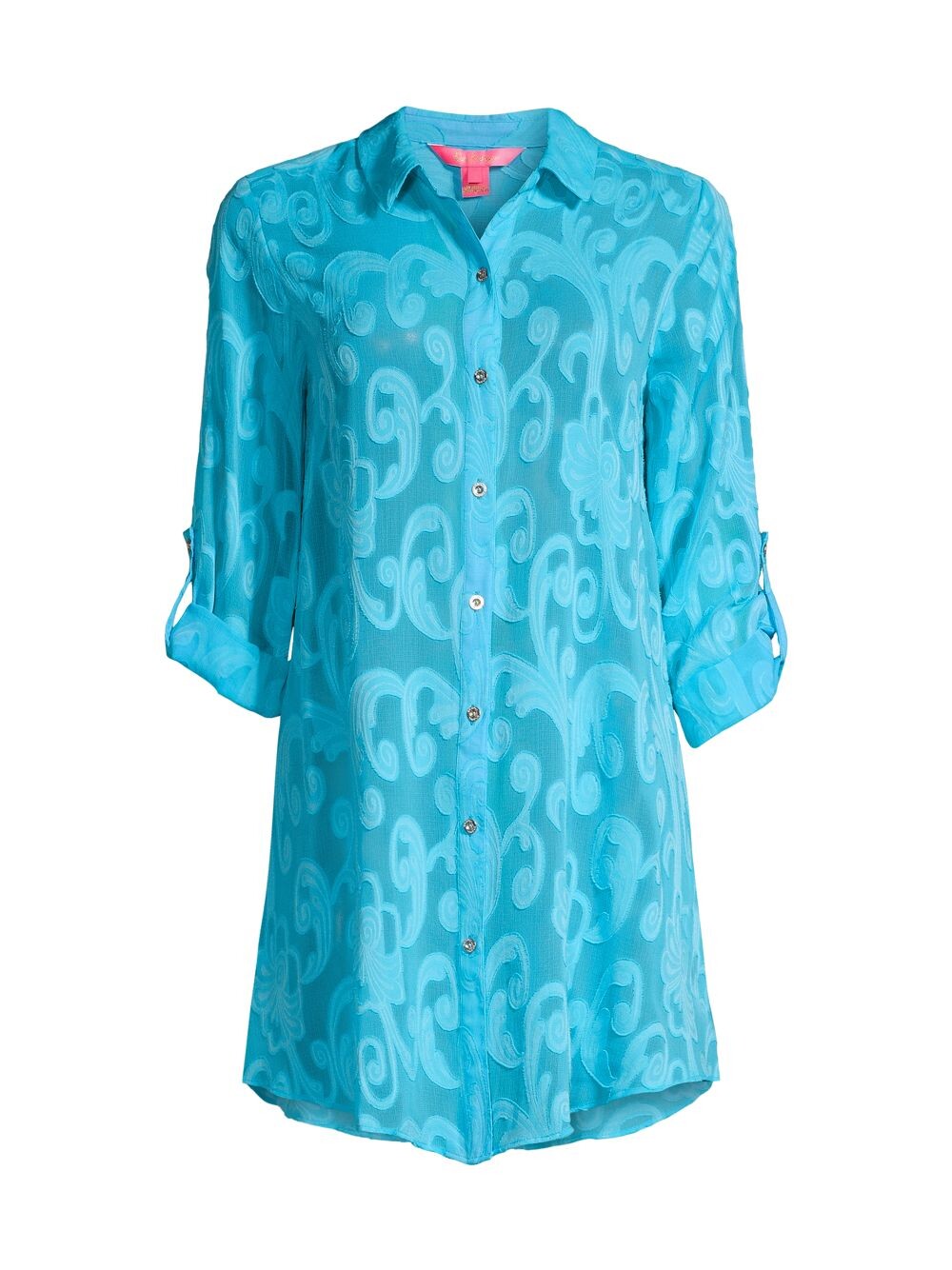 

Прикрытие рубашки Natalie Swirl Lilly Pulitzer, синий