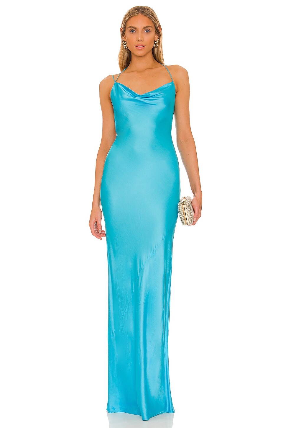 

Платье NBD Greer Gown, бирюзовый
