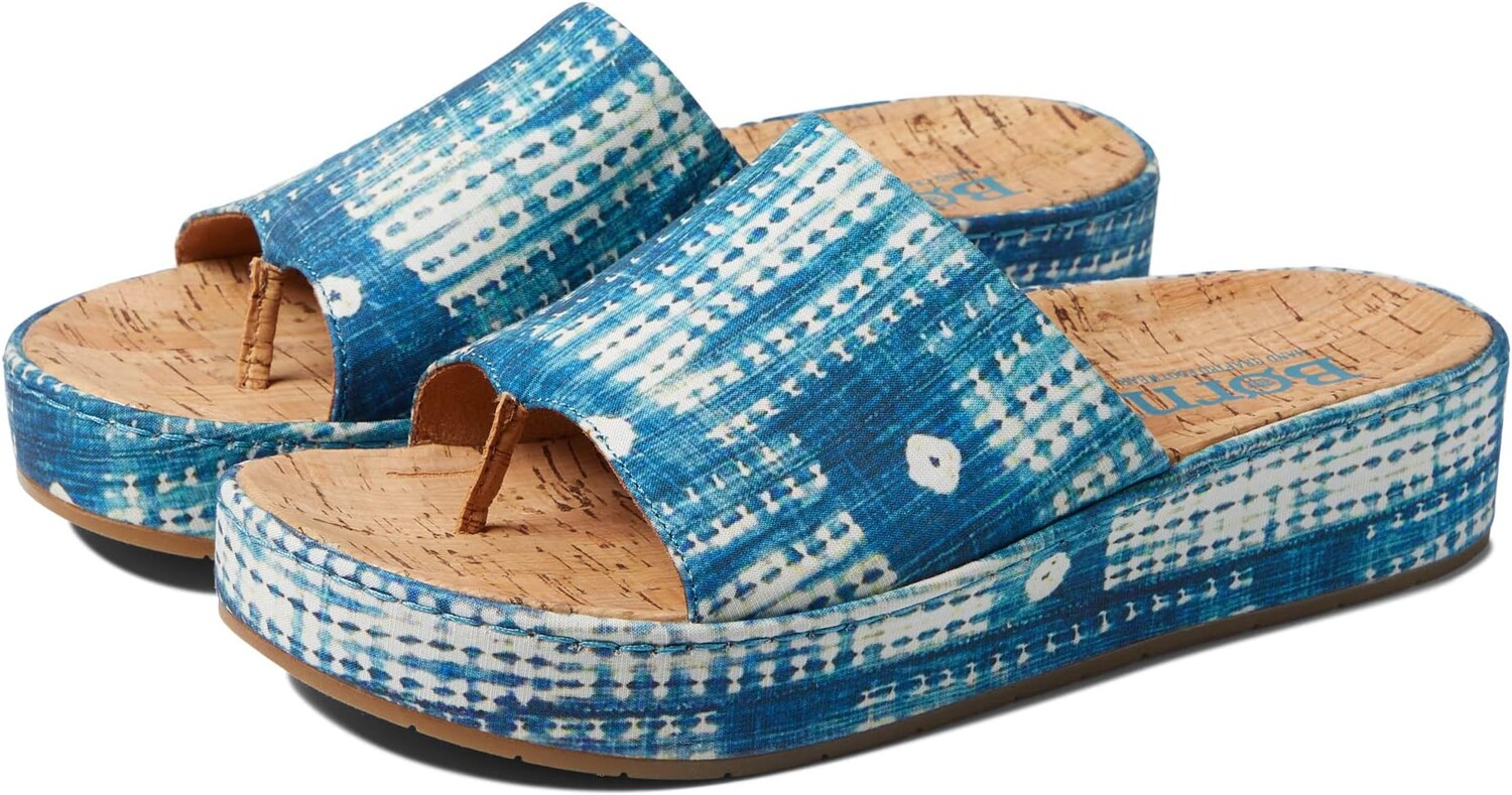 

Сандалии на плоской подошве Sharr Born, цвет Blue Multi