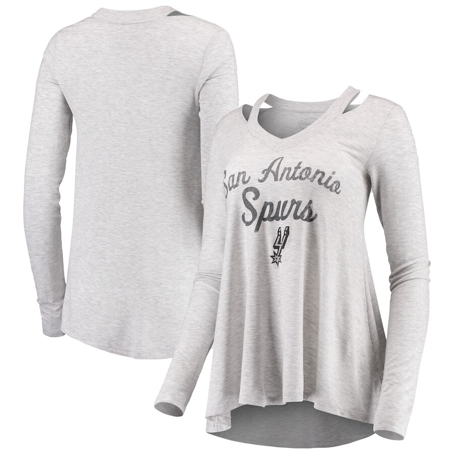 

Футболка с длинным рукавом Majestic Threads San Antonio Spurs, серый