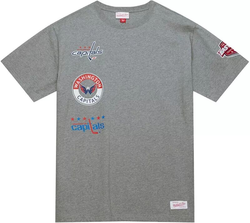

Серая футболка Mitchell & Ness Washington Capitals 2023 City