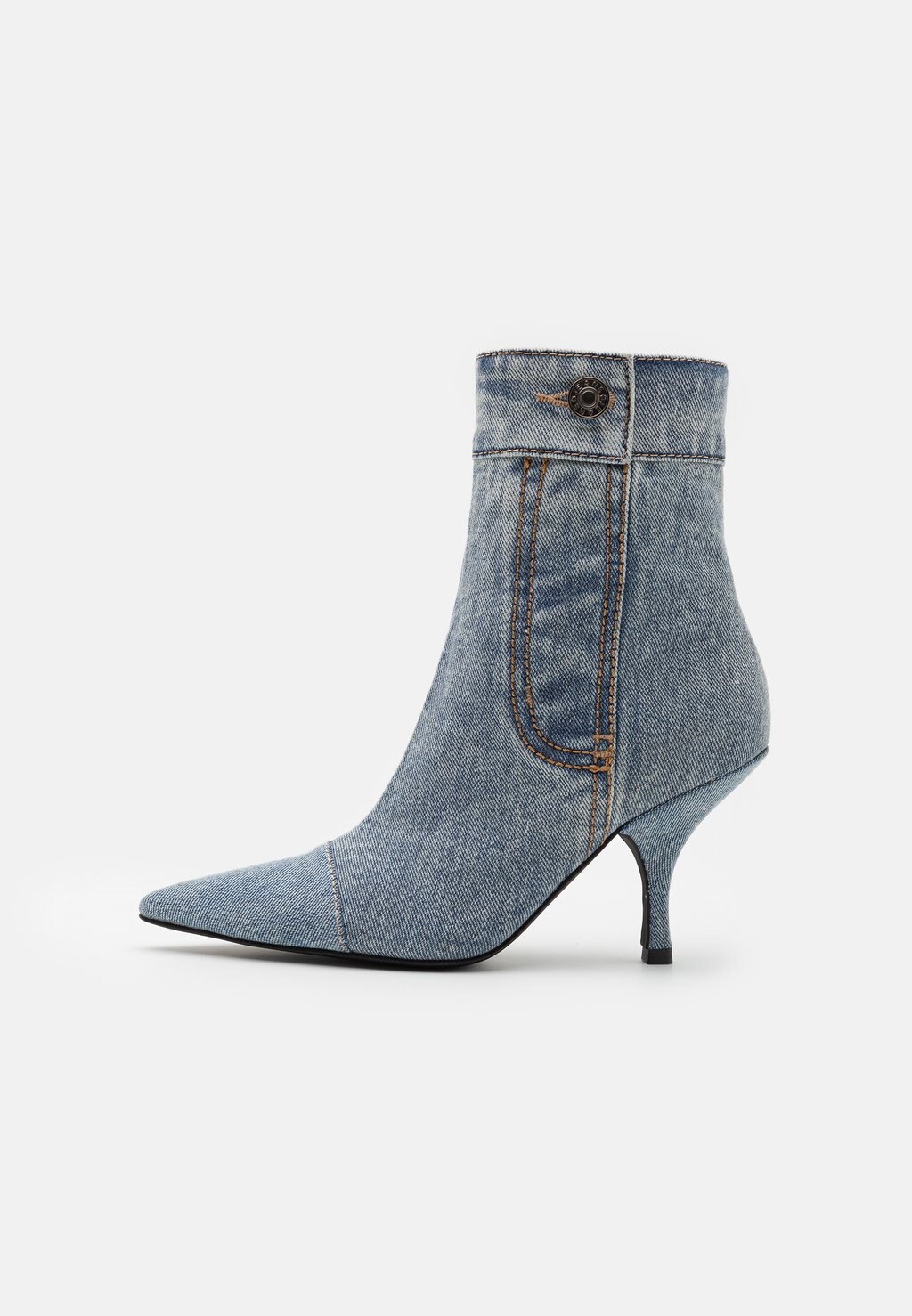 

Ботильоны на высоком каблуке THE BLUES Jeffrey Campbell, цвет light blue denim