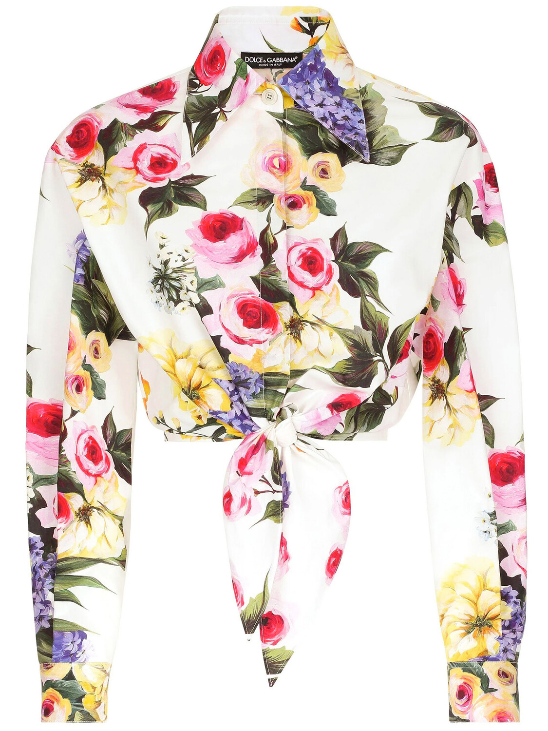 

Рубашка Dolce&Gabbana Giardino print, белый