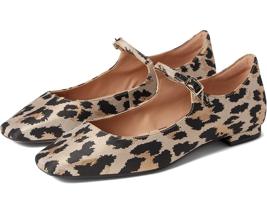 

Балетки Cole Haan Bridge Mary Jane Ballet, цвет Leopard Jacquard