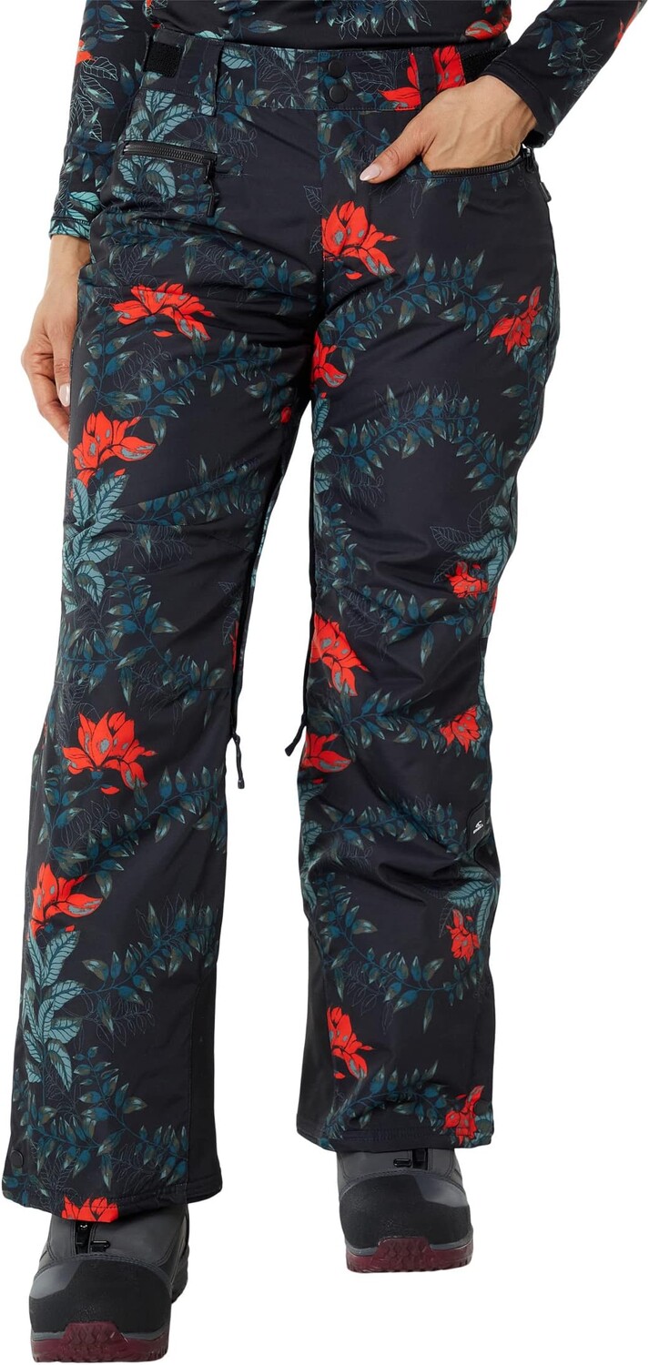 

Брюки O'Neill Glamour Pants, цвет Black AOP/Green