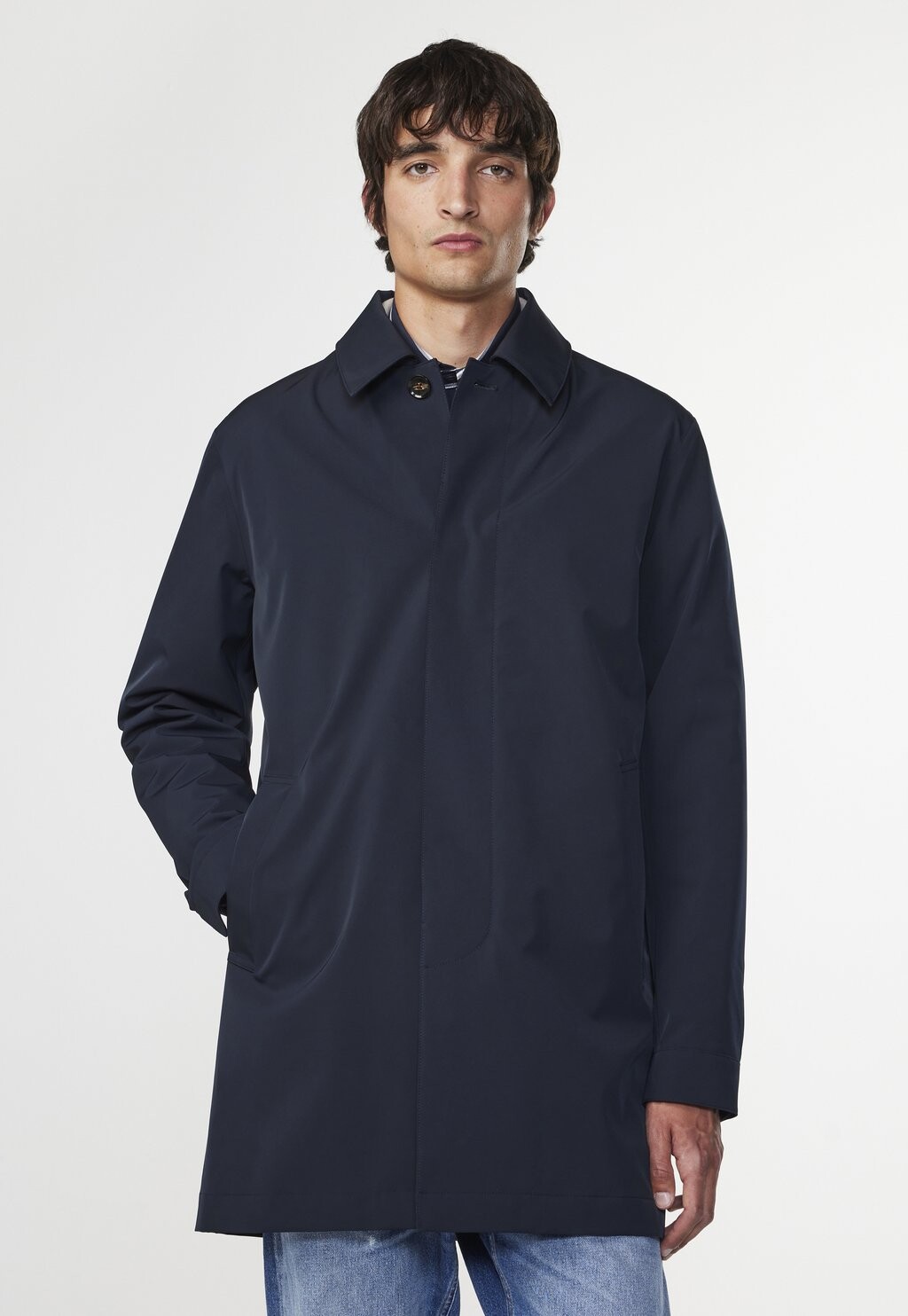 

Короткое пальто NN.07, цвет navy blue