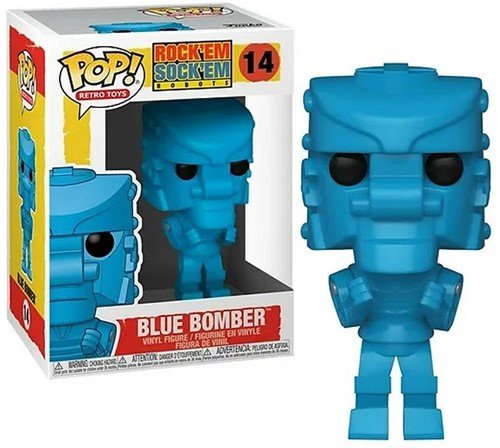 фигурка funko pop retro toys rockem sockem robots blue bomber 9 5 см Funko POP! Ретро-игрушки Rockem Sockem Blue Bomber Inna marka