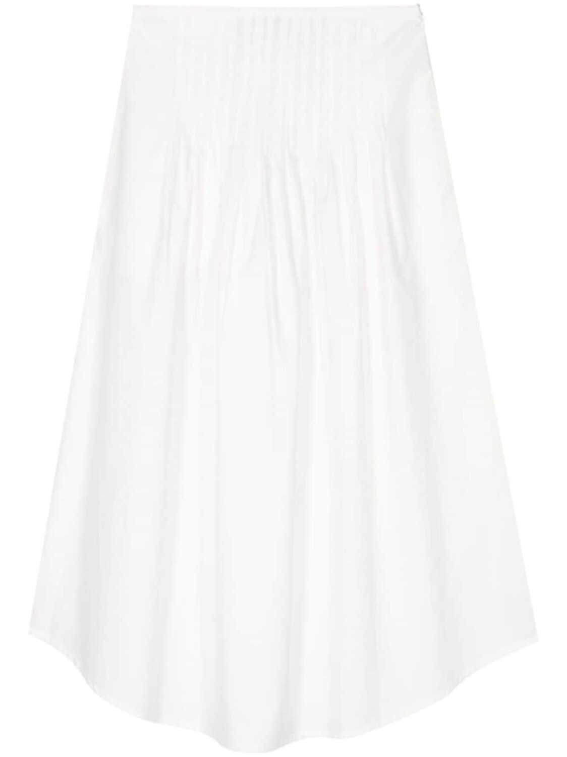 

A.P.C. поплиновая юбка миди, белый