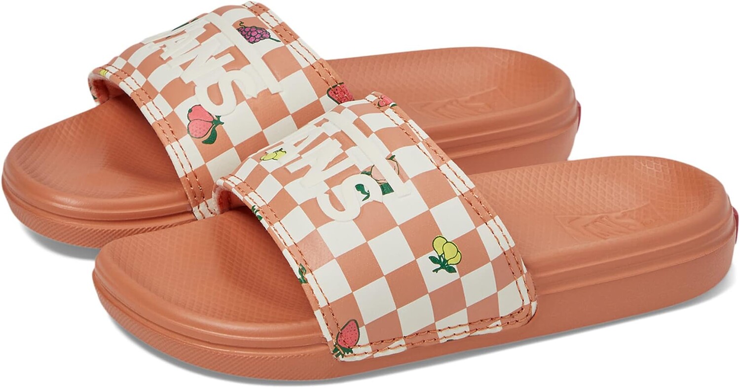 

Сандалии на плоской подошве La Costa Slide-On Vans, цвет Fruit Checkerboard Sun Baked