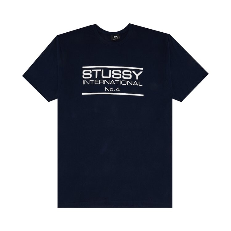 

Футболка Stussy INTL. No. 4 'Navy', синий