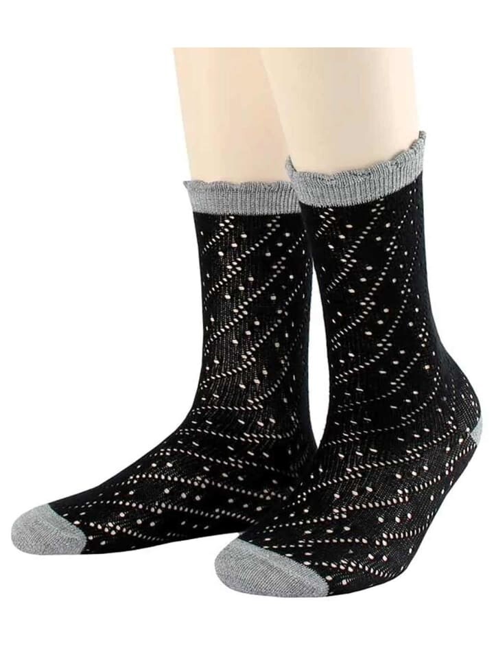 

Носки Wilox FASHION AJOUR, черный