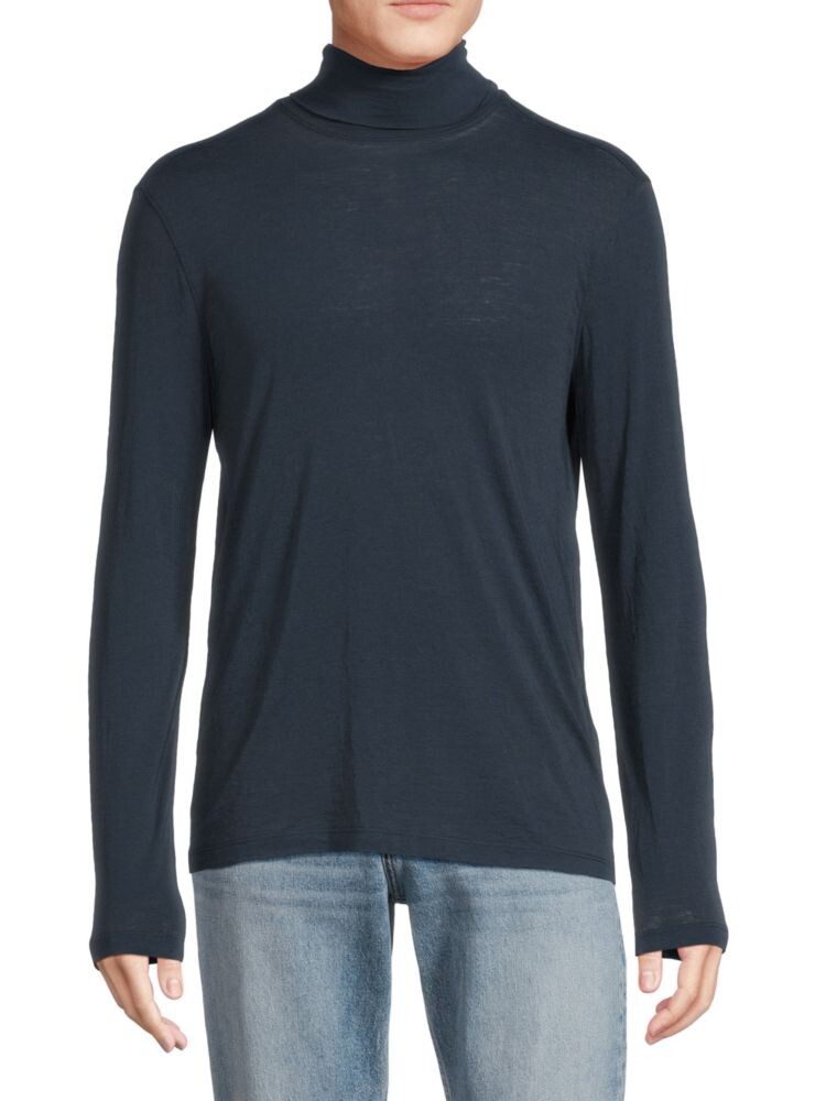 

Футболка с высоким воротником Kent Burnout John Varvatos, синий