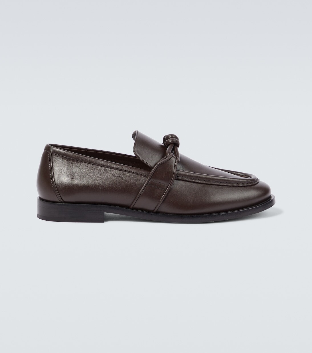 

Кожаные мокасины Astaire Bottega Veneta, цвет fondant