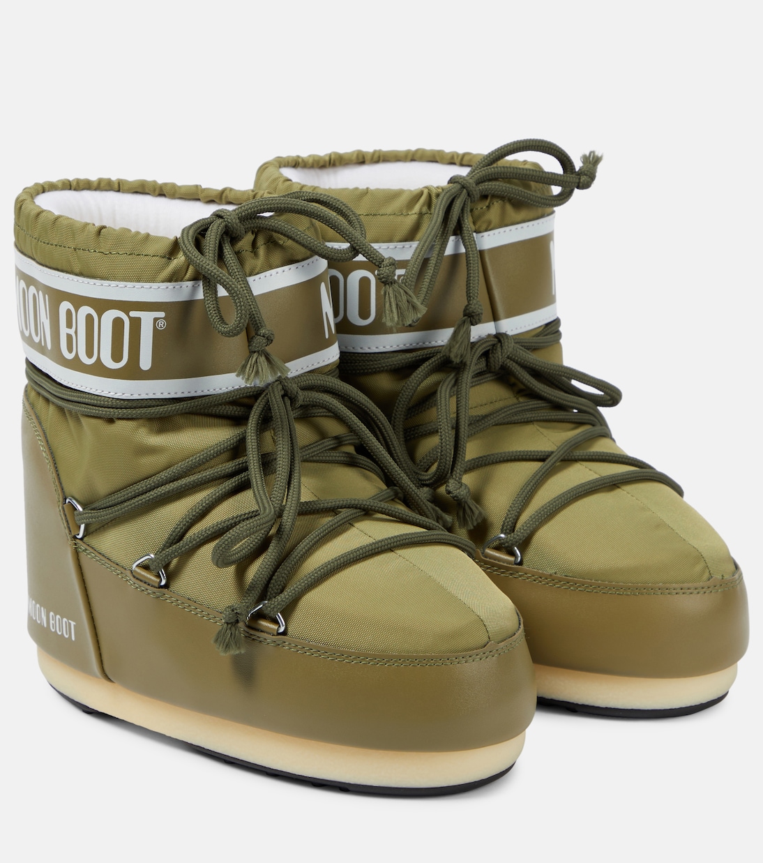 Низкие зимние ботинки icon Moon Boot, зеленый