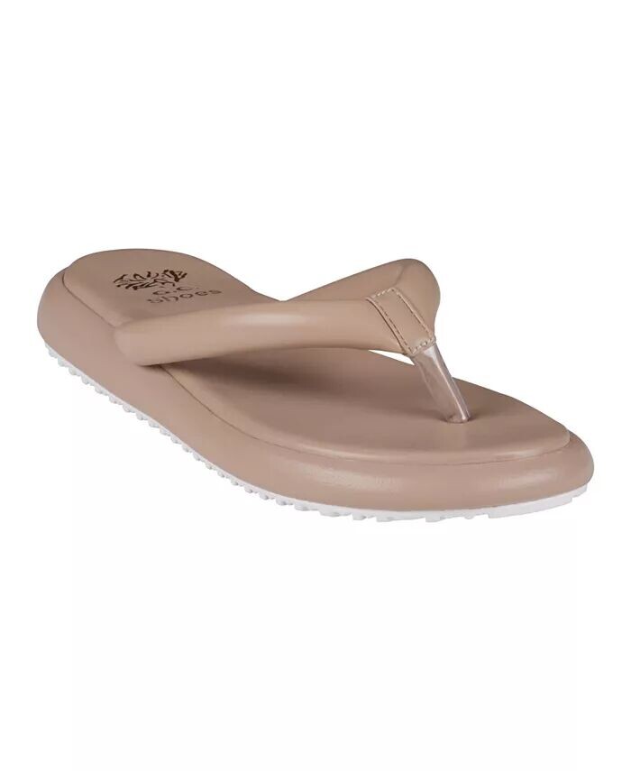 

Женские сандалии на плоской подошве с ремешками Parisa GC Shoes, бежевый