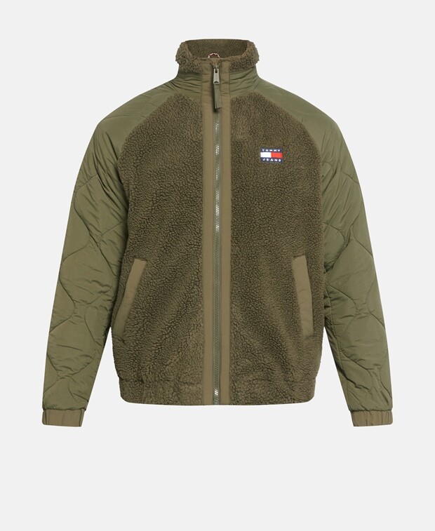 

Флисовая жилетка Tommy Jeans, цвет Moss