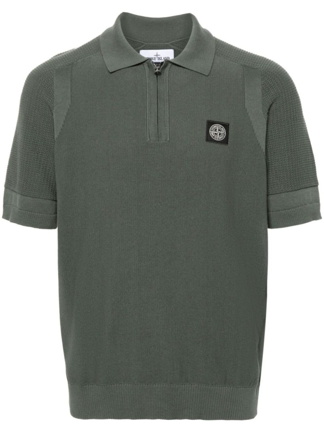 

Stone Island рубашка поло с нашивкой Compass, зеленый
